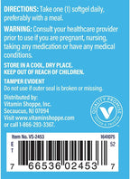The Vitamin Shoppe Vitamina D3 1000 UI - Salud Ósea, Inmunitaria y Celular | Cápsulas blandas de Colecalciferol | 100 Cápsulas | Sin Gluten