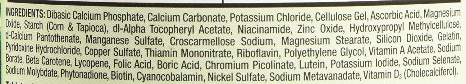 Kirkland Signature Multivitamínico para Adultos 50+ con Calcio, 800 Comprimidos (2 Envases de 400)