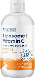 NativePath Vitamina C Liposomal 500 mg con Amla – Líquido Sabor Naranja, 30 Dosis