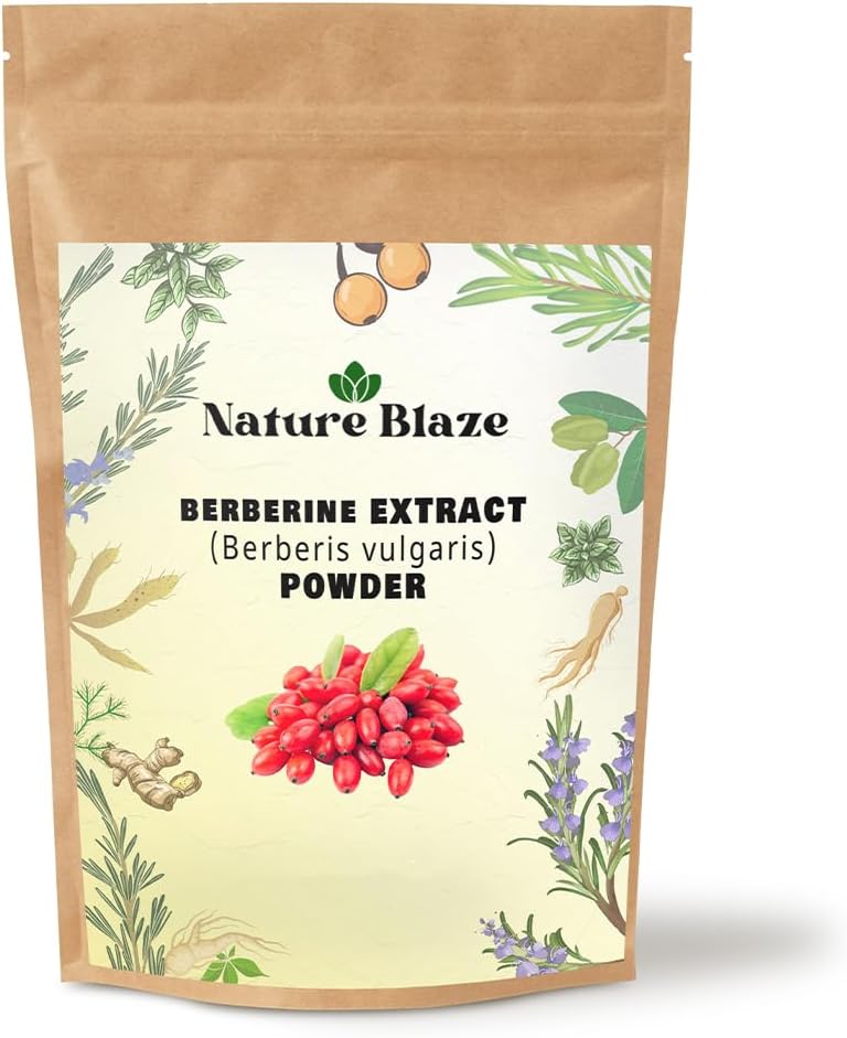 Ayurvedic Berberine Natural - Polvo de Extracto de Raíz de Agracejo, 400 g