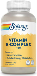 Solaray Complejo B-100 250 Cápsulas Veganas