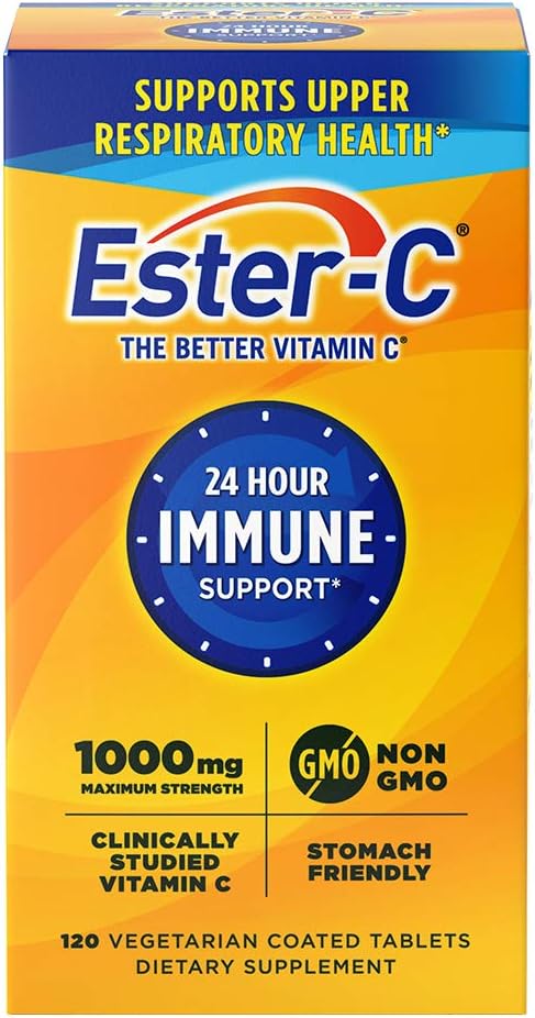 Ester-C Vitamina C 1000 mg, 120 comprimidos recubiertos