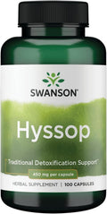 Swanson Hisopo 450 mg 100 Cápsulas