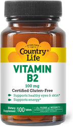 Country Life Vitamina B-6, Alta Potencia, 200 mg, 90 Cápsulas Veganas