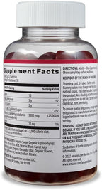 Vitamin B12 3000 mcg Gomitas - Sabor Frambuesa - 100 Unidades