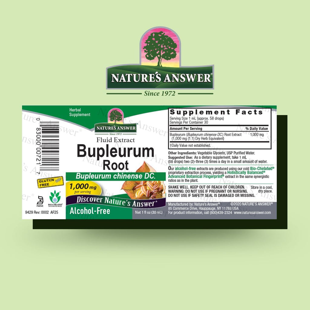Nature's Answer Bupleurum Root - Extracto Líquido 1000 mg (30 ml)