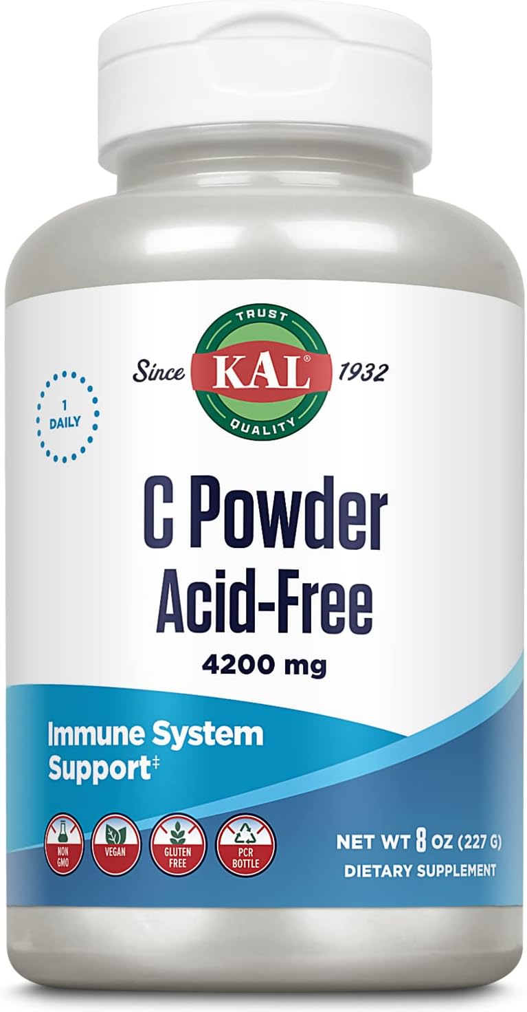 KAL Buffered Sustained Release Vitamin C, 1000 mg, 100 Tablets