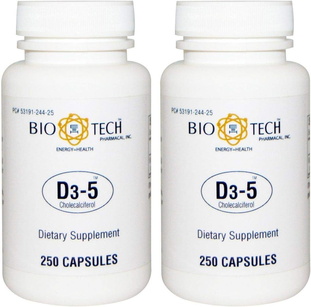 BioTech Pharmacal D3-5 (5,000 IU) 500 Comprimidos