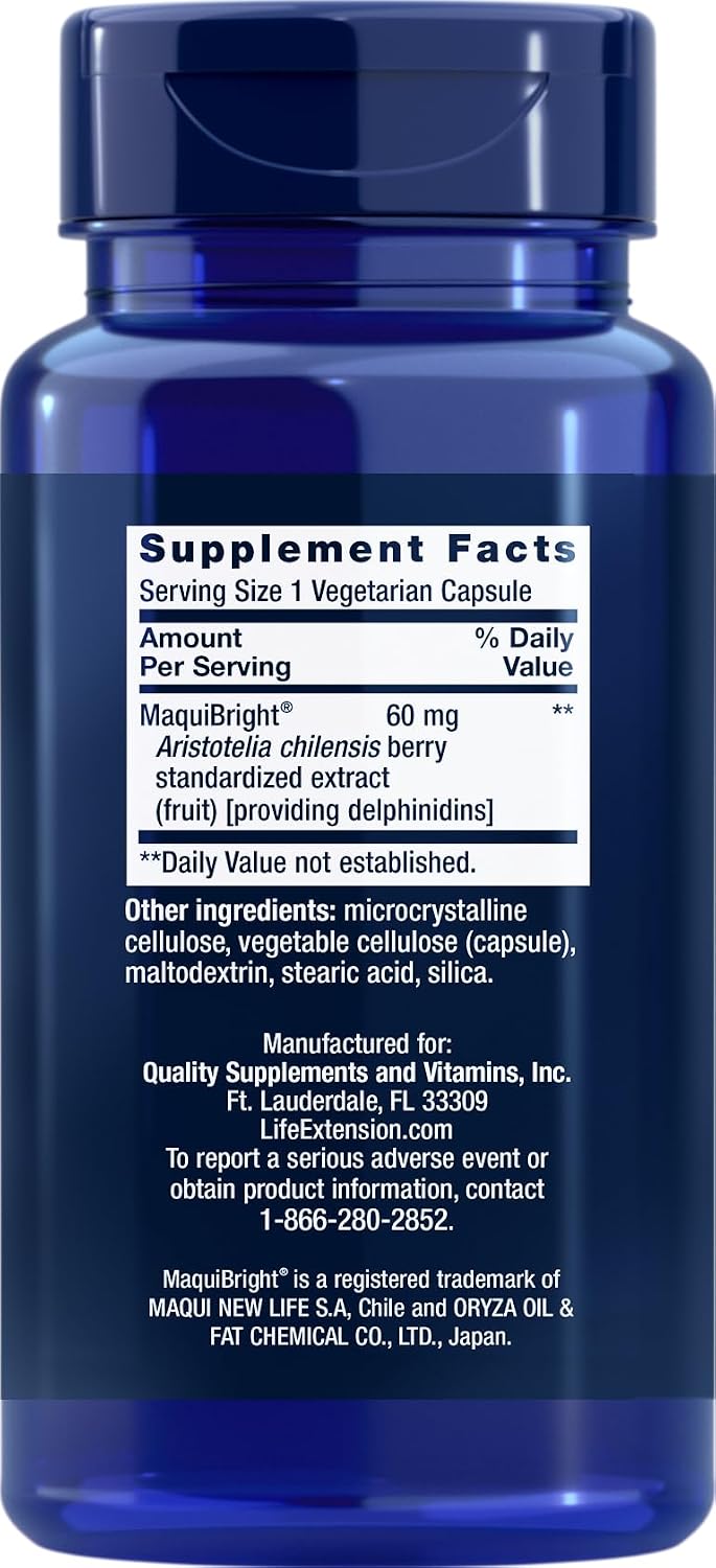 Life Extension Tear Support con MaquiBright, 90 Cápsulas Vegetarianas