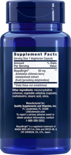 Life Extension Tear Support con MaquiBright, 90 Cápsulas Vegetales (Pack de 2)