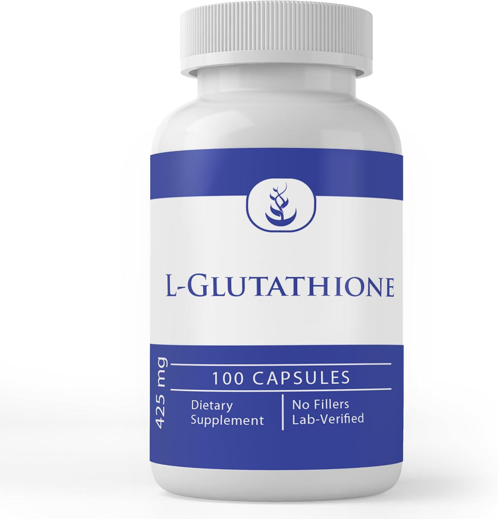 PURE ORIGINAL INGREDIENTS L-Glutatión Reducido, 100 Cápsulas