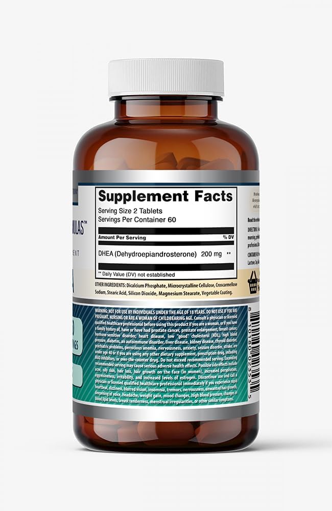 Amazing Formulas DHEA 200 mg - 120 Comprimidos