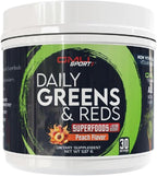 Daily Greens and Reds - Super Greens Powder con Probióticos y Adaptógenos (Peach Berry)