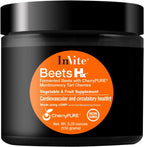 Invite Health Beets Hx® - Suplemento de Frutas y Verduras en Polvo - Remolacha y Cereza Ácida - 30 Dosis