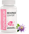 Novafun Menopause Relief Capsules for Women, with Novasoy Soy Isoflavone, Black Cohosh, Passion Flower, Vitex, Vitamin B6, B12, Magnesium (60 cápsulas)