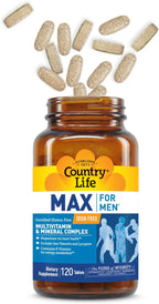 Country Life Max para Hombres Multivitamínico - 120 Comprimidos Vegetarianos