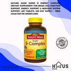 Nature Made Super B Energy Complex, 460 Comprimidos