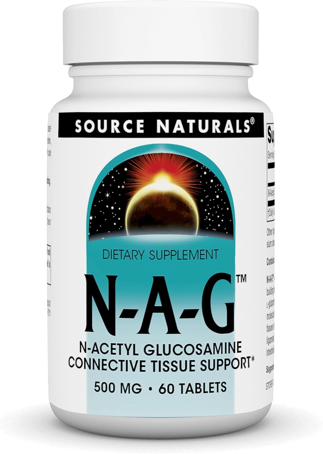 Source Naturals N-A-G N-Acetilglucosamina 500 mg - 60 Comprimidos