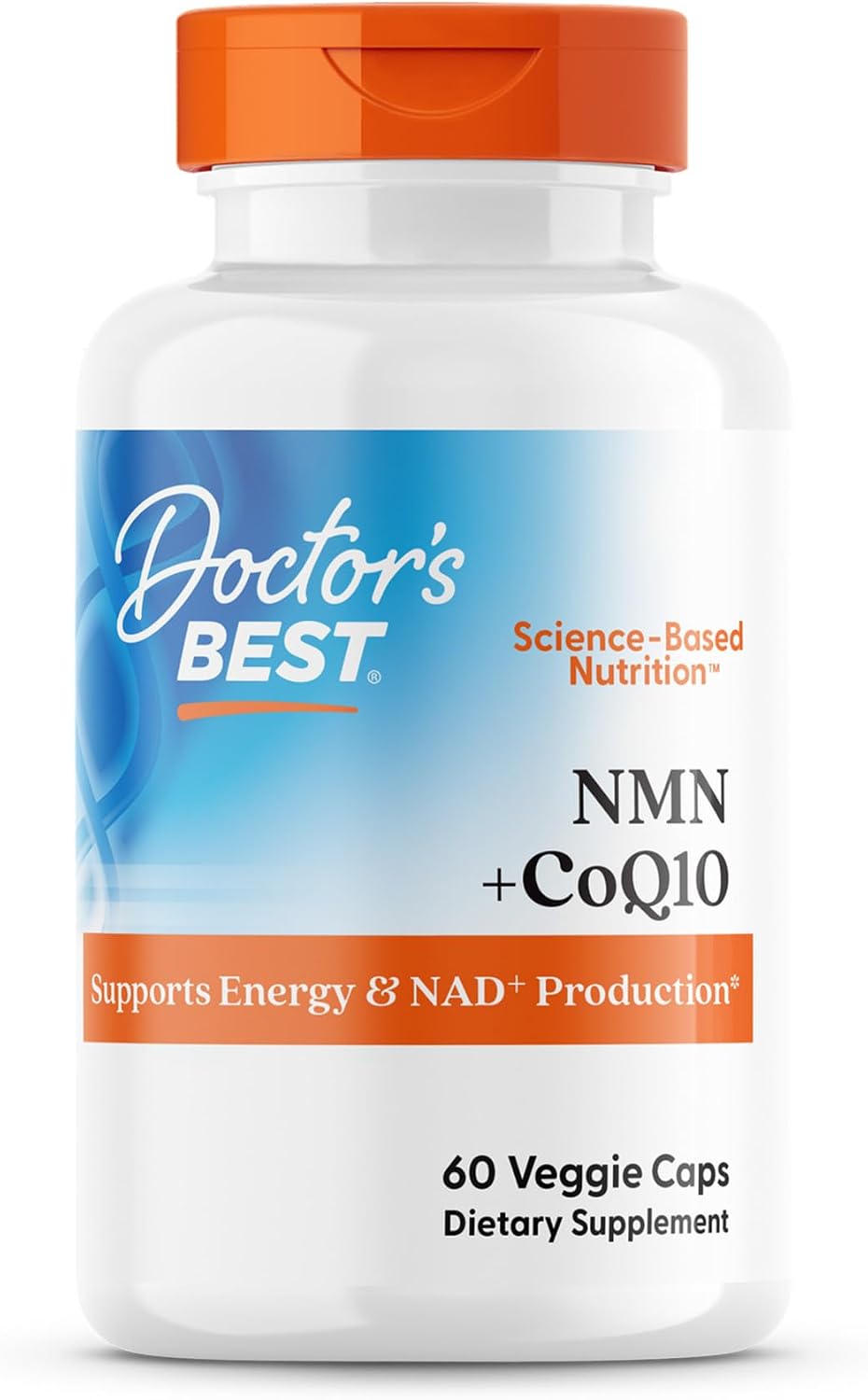 Doctor's Best NMN + CoQ10, 60 Cápsulas Veganas