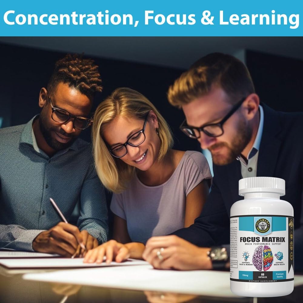 Focus Matrix – Suplemento para la Salud Cerebral, Memoria y Concentración