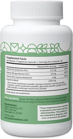 Pattern Wellness Complejo Cognitivo – Apoya la Salud Cerebral y la Claridad Mental – con Lion's Mane, Bacopa y Vitaminas B – 60 Cápsulas Vegetarianas
