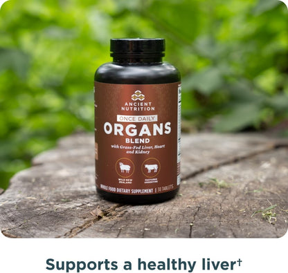 Ancient Nutrition Organ Supplements, Complejo de Órganos Grass-Fed y Silvestre, 30 Cápsulas – Image 3