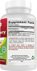 Best Naturals Black Cherry 1000 mg, 180 cápsulas