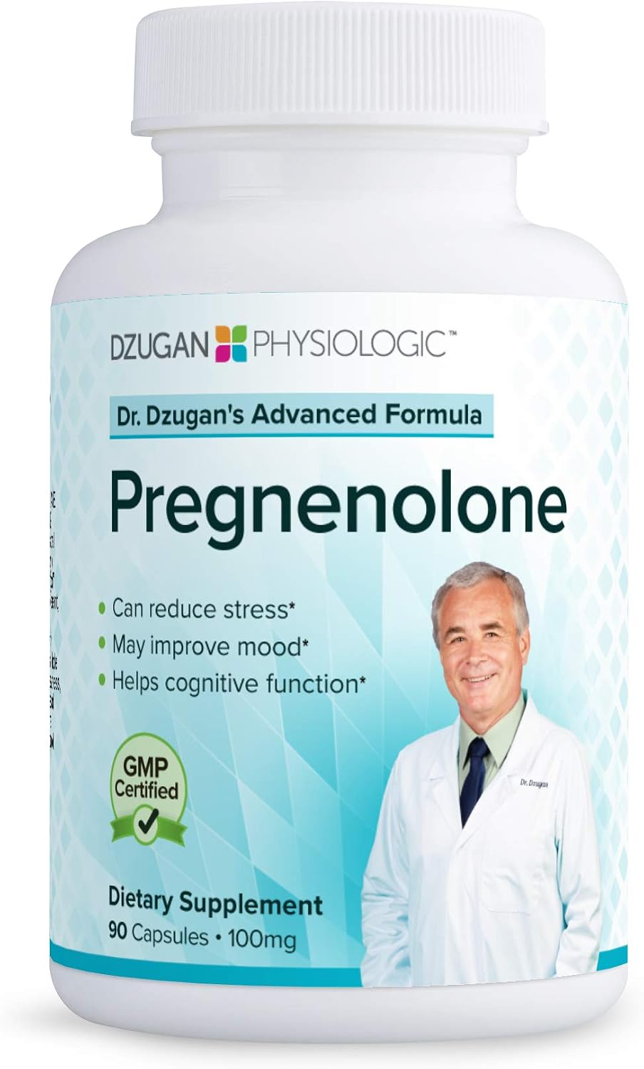 Fórmula Avanzada de Pregnenolona de Dr. Dzugan 100mg 90 Cápsulas