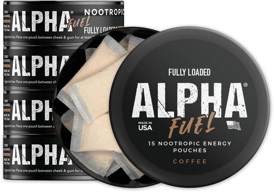 Fully Loaded Alpha Fuel Nootropic Pouches (Coco y Plátano) - 15 Unidades