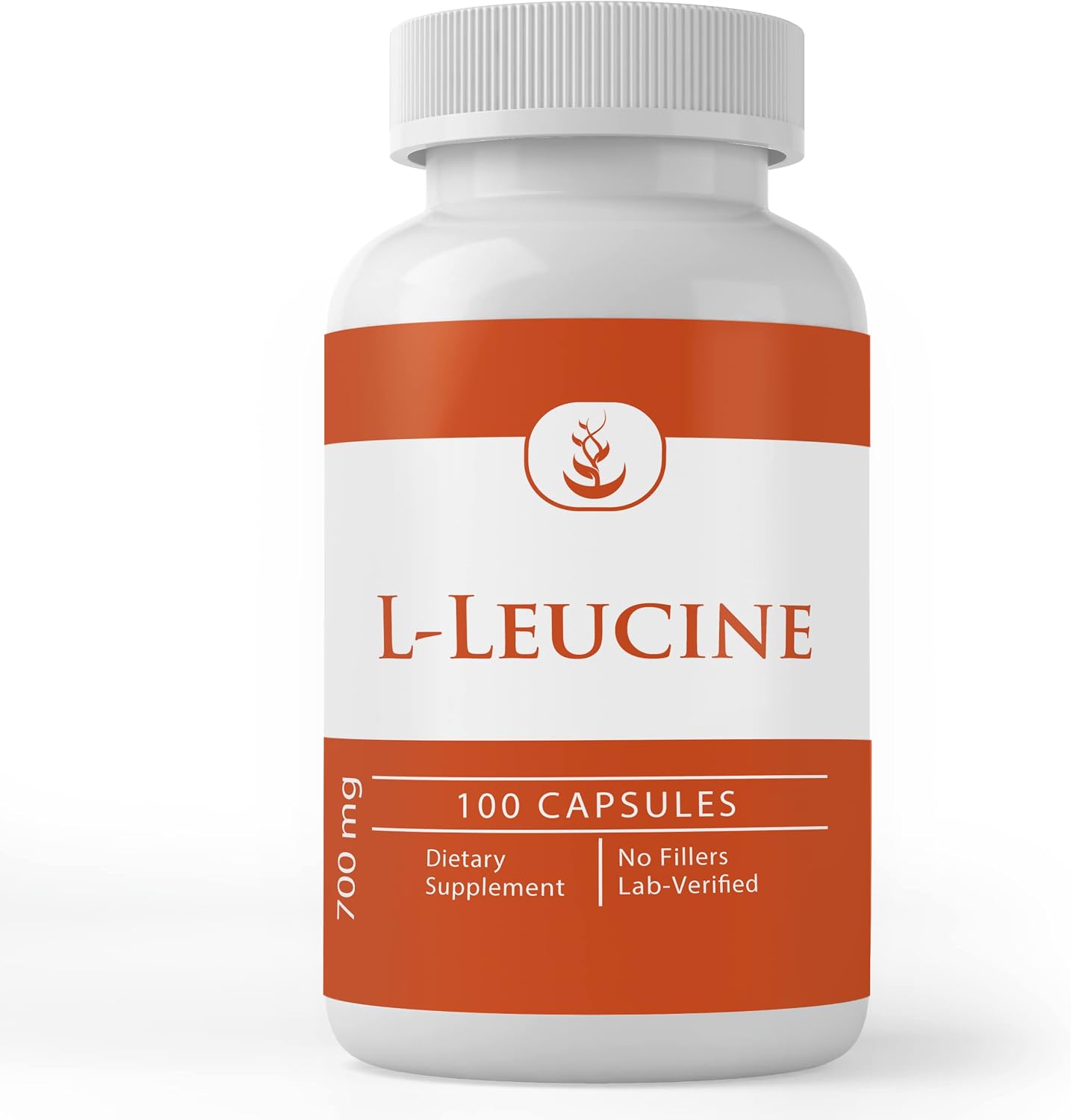 PURE ORIGINAL INGREDIENTS L-Leucina (100 Cápsulas) - Puro, Sin Aditivos, Verificado en Laboratorio