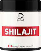 DEDICAD Shilajit 1000mg Cápsulas - 180 Comprimidos - Complemento de Shilajit del Himalaya