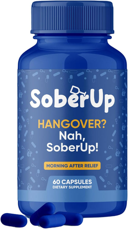 SoberUp Recovery Boost – Hidratación, – Hidratación y electrolitos : Los electrolitos como el potasio y el – Image 1