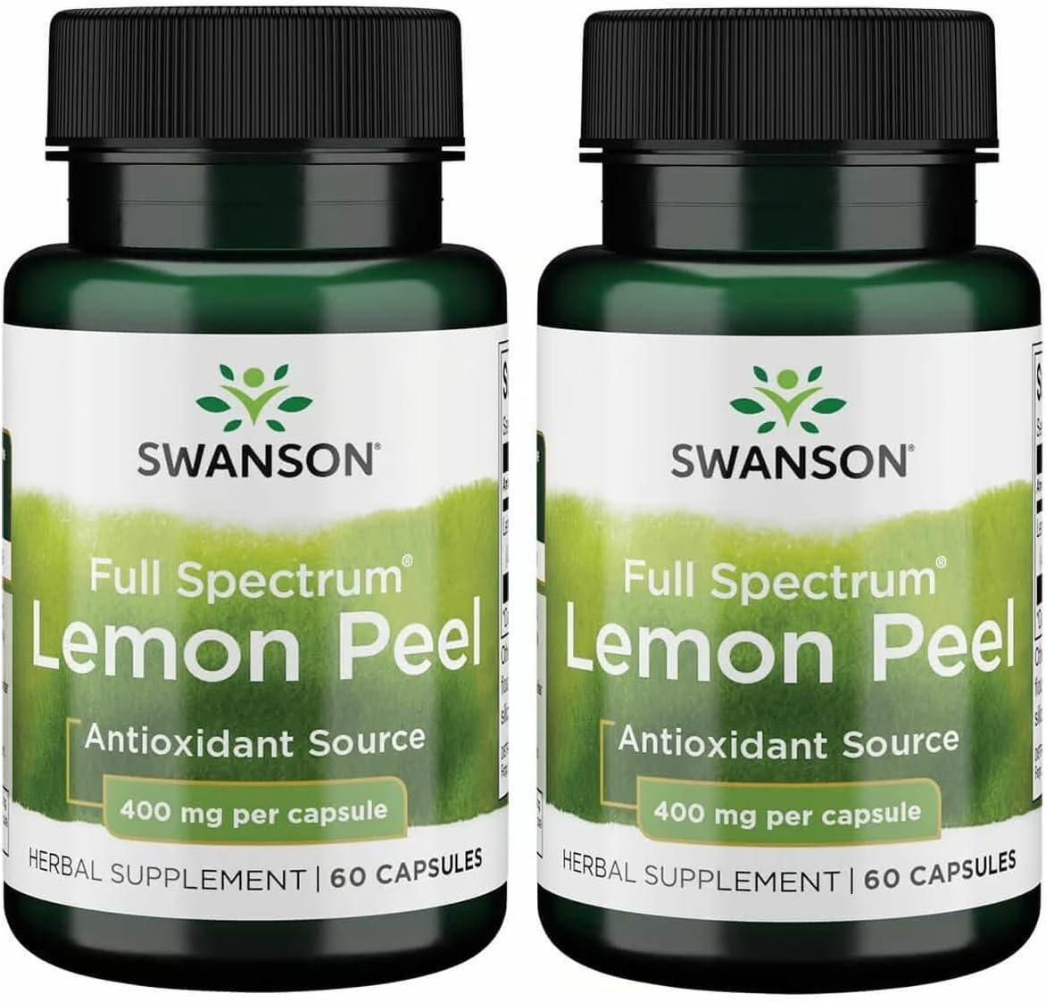 Swanson Full Spectrum Cáscara de Limón 400 mg – 60 Cápsulas (Pack de 2)