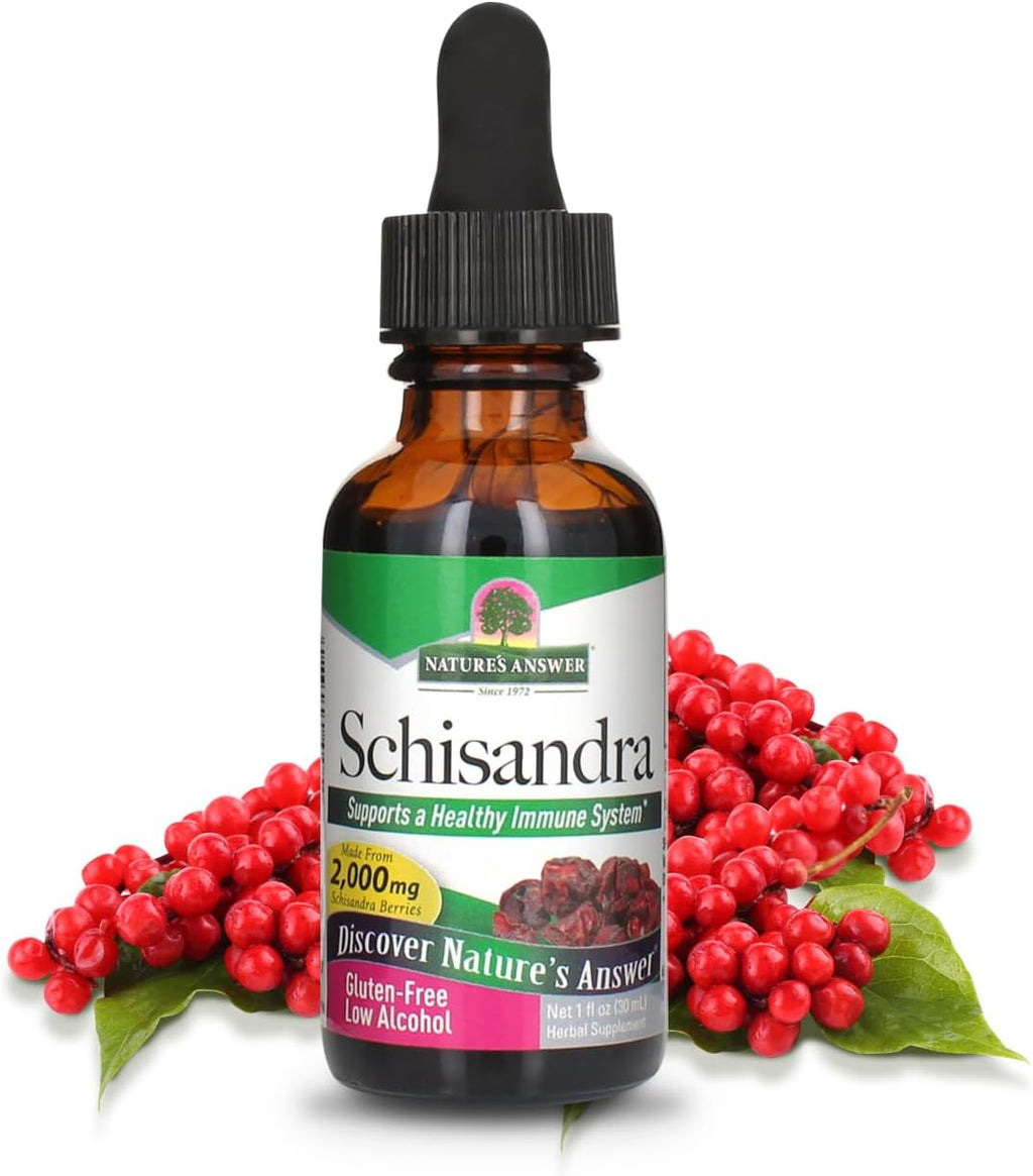 Nature's Answer Baya de Schisandra con Alcohol Orgánico, 30 ml