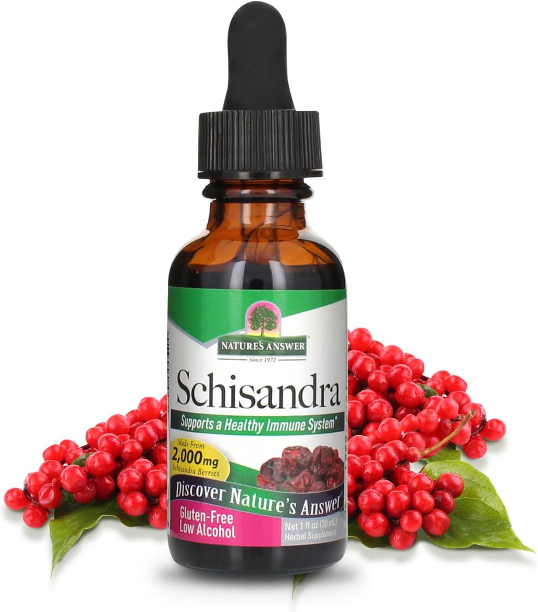 Nature's Answer Baya de Schisandra con Alcohol Orgánico, 30 ml