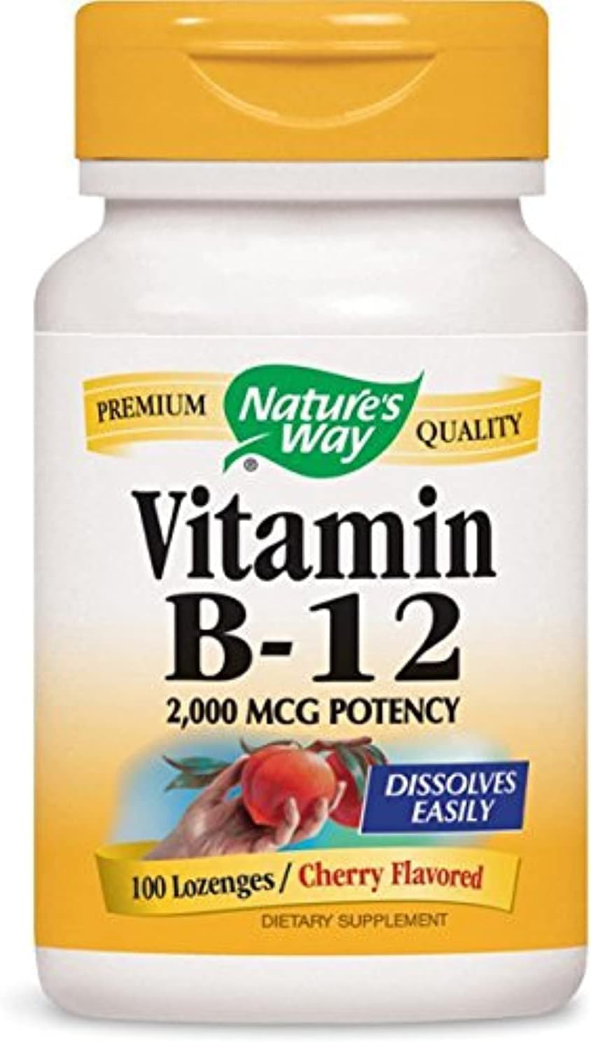 Nature's Way B-12 2000mcg Sublingual - 100 Comprimidos