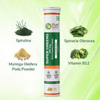Pure Nutrition Super Greens: Comprimidos Efervescentes (40 unidades)