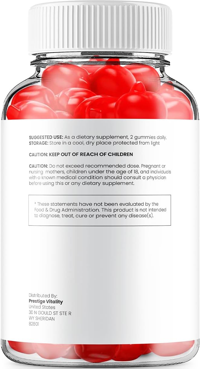 Keto Drops ACV Gummies - 3 Paquetes (180 Gominolas)