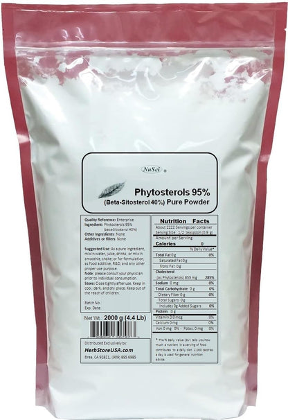 NuSci Phytosterol Beta-Sitosterol Pure Powder (100 g) – Image 5