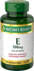 Nature's Bounty E-400 IU Natural Pure D-alpha - 120 Cápsulas Blandas