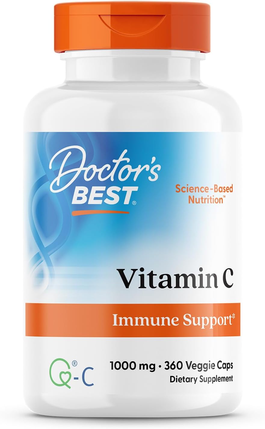 Doctor's Best Vitamina C 1000 mg – 360 Cápsulas Veganas