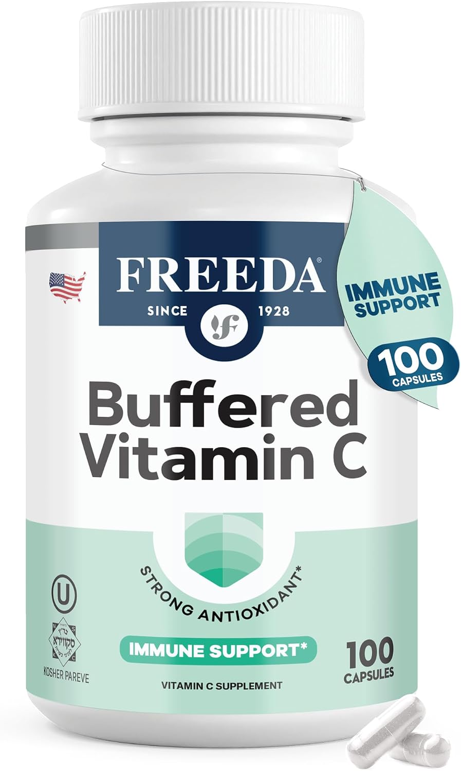 FREEDA Vitamina C Tamponada 500 mg - 250 Cápsulas