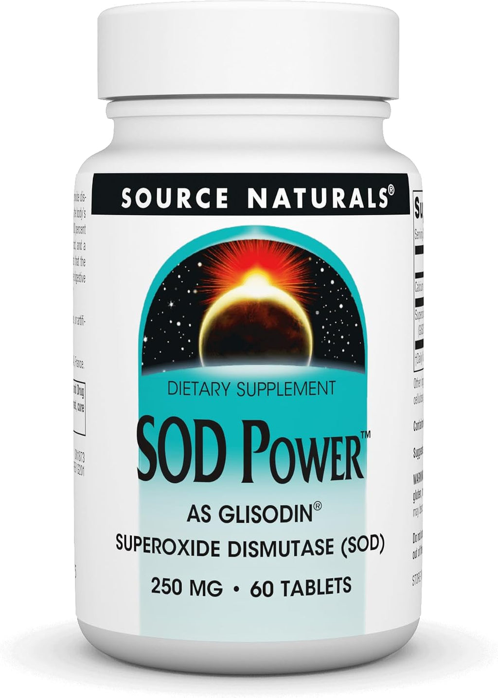 Source Naturals SOD Power con GliSODin® - 250 mg, 60 tabletas