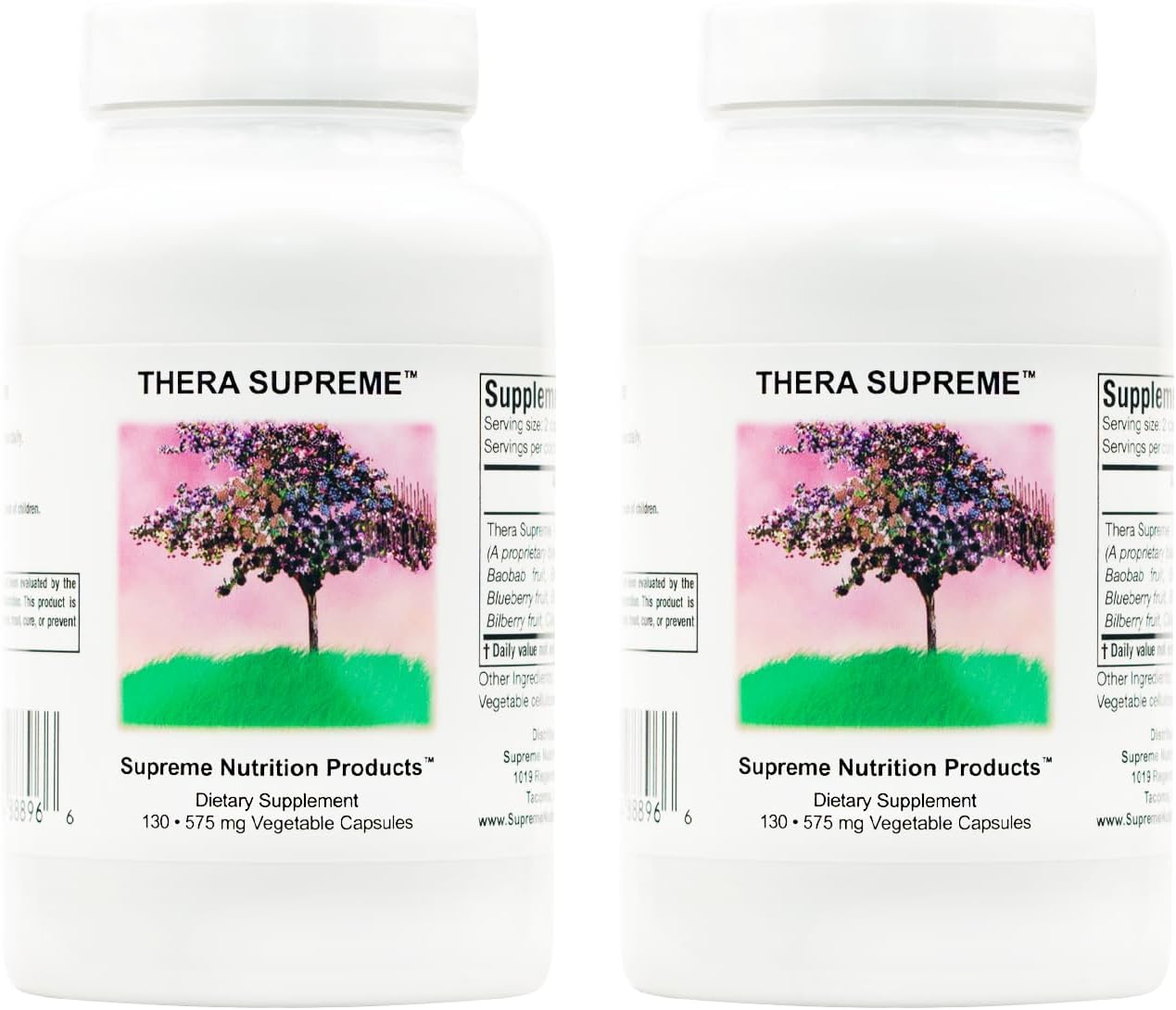 Supreme Nutrition Thera Supreme, 130 Cápsulas Herbales Vegetarianas