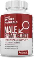 Zonata Endura Naturals Strength Support - Suplemento de Mejora Masculina - 60 Cápsulas