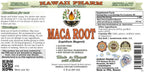 Hawaii Pharm Extracto Líquido de Raíz de Maca sin Alcohol, Grado Profesional, 2 oz (60 ml)