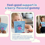 JoySpring Mood Munchies Gominolas de Azafrán para Niños 4+ - Extracto de Azafrán con GABA, Pasiflora y Hierba de San Juan - Vegano, Sin Azúcar
