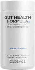 Codeage Gut Health – Fórmula Integral para la Salud Intestinal, 180 Cápsulas