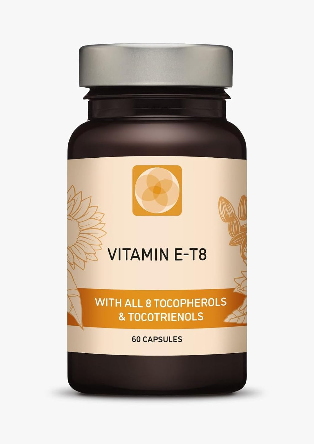 Procapsin Vitamina E Completa con 8 Tocoferoles y Tocotrienoles - 60 Cápsulas