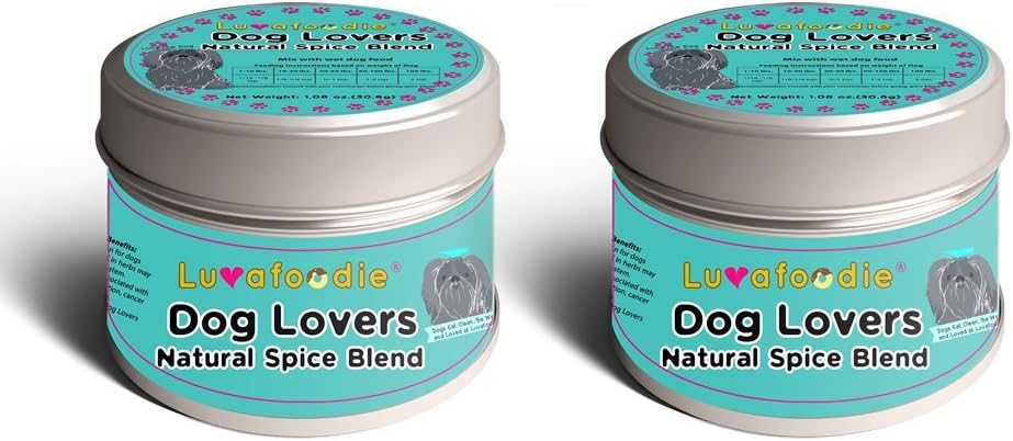 Luvafoodie Lata de Especias para Perros (Pack de 2)